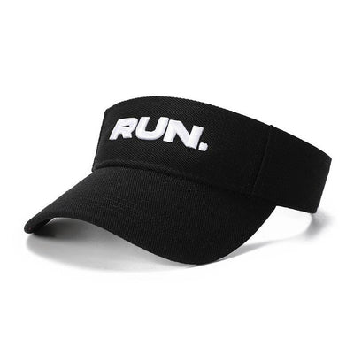 Custom printed sun visor hat with logo
