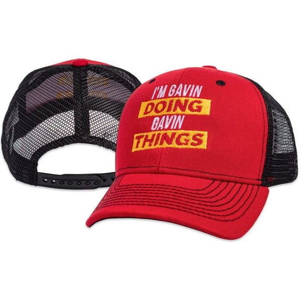 Custom mesh back trucker hat with logo