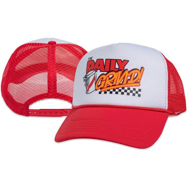 Custom foam trucker hat printed with company logo