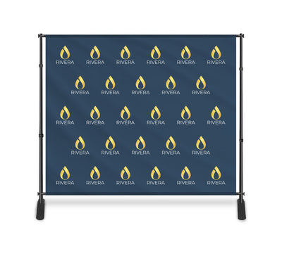 10x8 Step and Repeat Adjustable Banner Stand