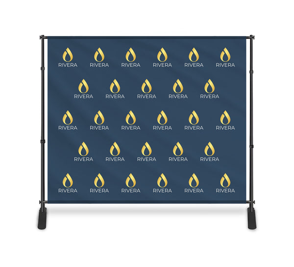 10x8 Step and Repeat Adjustable Banner Stand