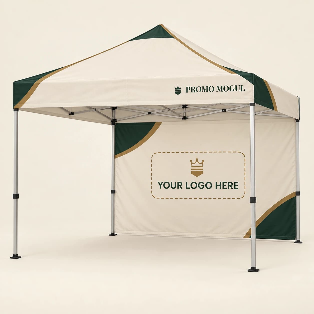 Custom 10 x 10 canopy tent with your logo here placeholder print area