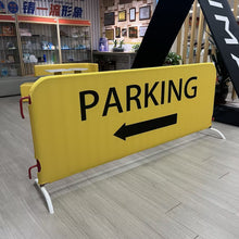 Custom logo barricade sleeve - festival and event crowd barrier cover