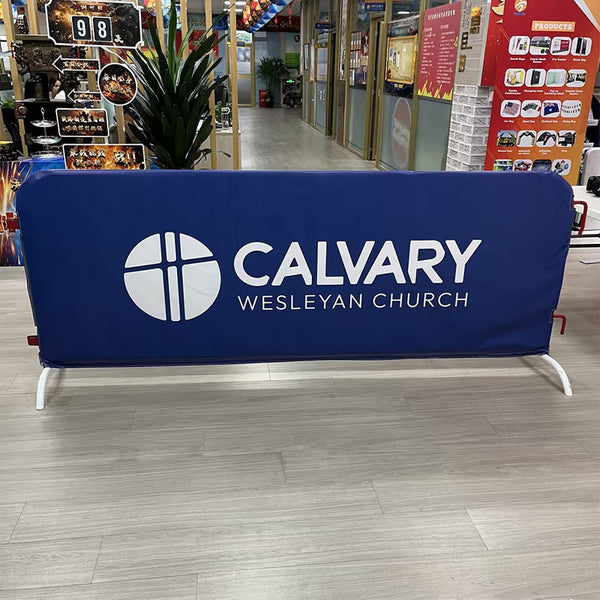 Custom Crowd Barrier Cover