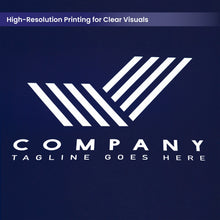 Custom fitted tablecloth - high resolution full color logo printing
