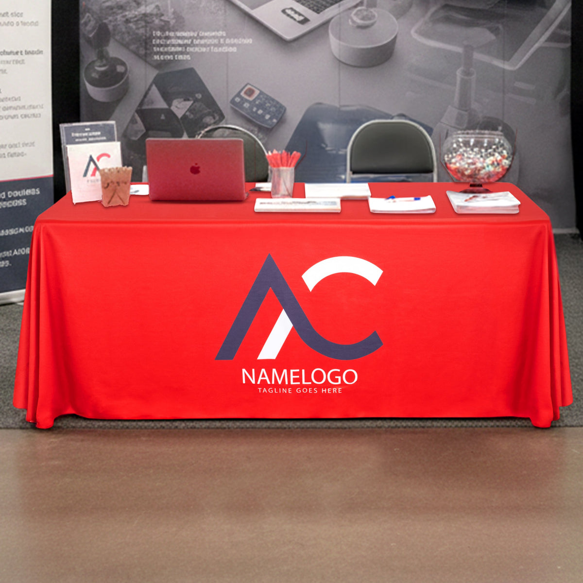 Premium Full-Color Table Cover and Throw - lifestyle