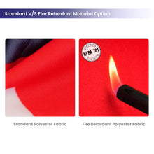 Standard vs fire retardant material option