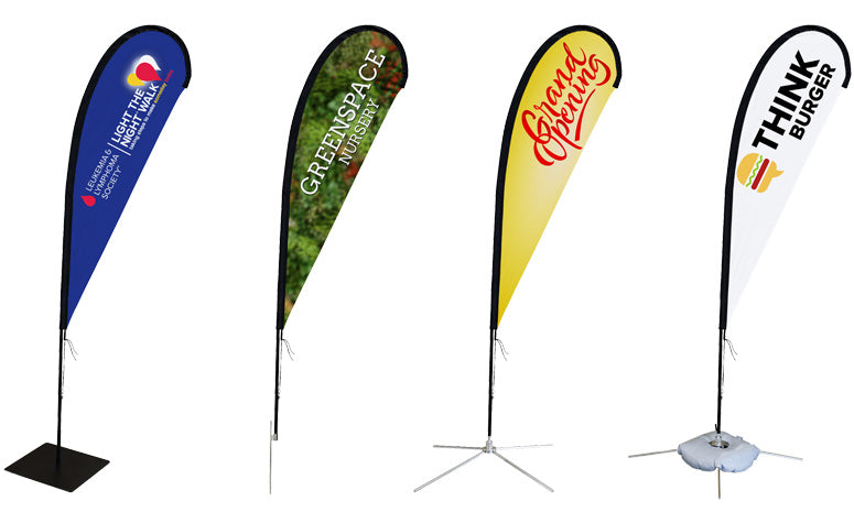 Custom Teardrop Flag (Outdoor Event Signage)