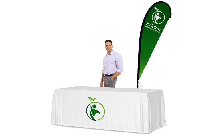 Custom Teardrop Flag (Outdoor Event Signage)