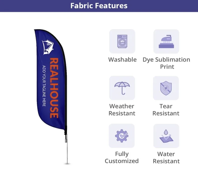 Custom Feather Flag (Storefront & Event Signage)