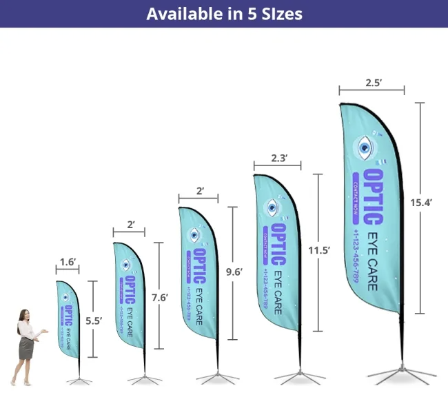 Custom Blade Flag (Vibrant Outdoor Branding)