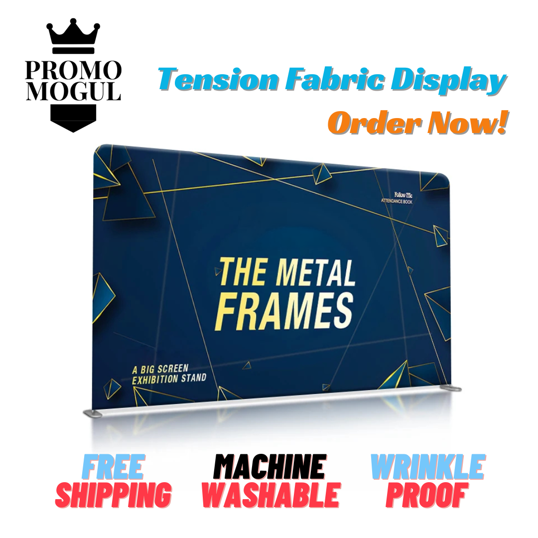 Custom Tension Fabric Backdrop Display (Portable Media Wall)
