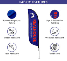 Feather flag hardware and base options