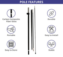 Teardrop flag size and print details