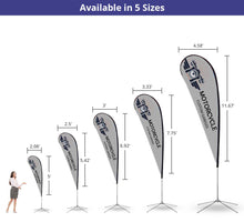 Teardrop flag setup guide - how to assemble