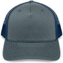 Custom leather patch trucker hat with engraved logo (2)