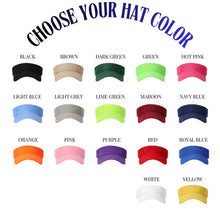 Custom printed sun visor hat with logo (2)