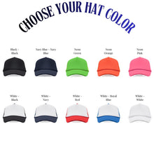 Custom foam trucker hat printed with company logo (2)