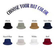 Custom embroidered bucket hat with company logo (2)