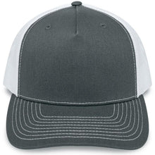 Custom leather patch trucker hat with engraved logo (3)