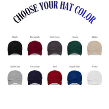 Custom embroidered dad hat with company logo (2)