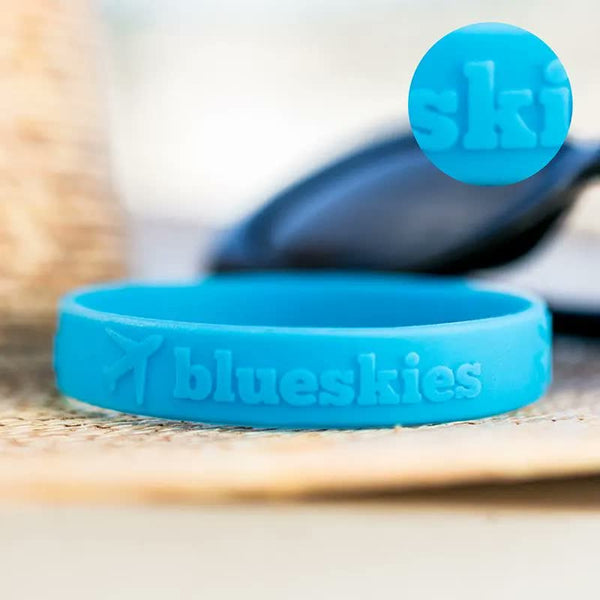 Custom embossed silicone wristbands with logo - fundraiser bracelet - PromoMogul