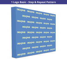 Step and Repeat backdrop detail