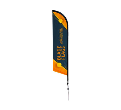 Custom printed blade flag