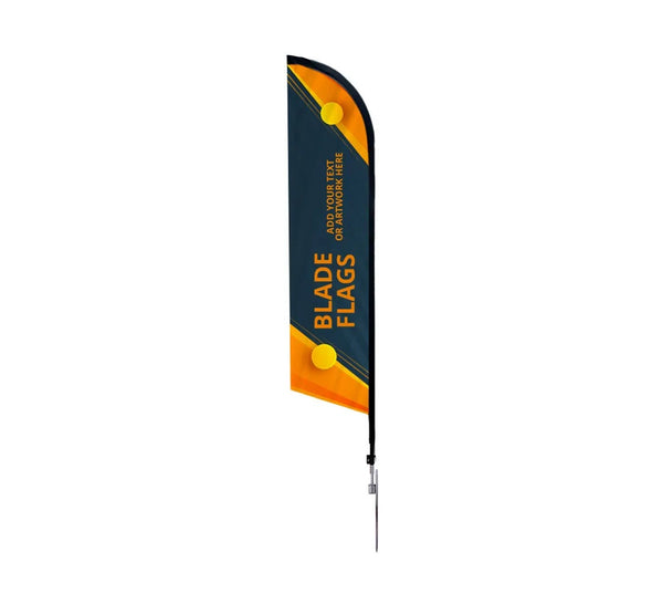 Custom printed blade flag