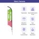 Blade flag sizes