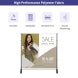 Adjustable banner stand used as event backdrop
