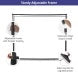 Adjustable banner stand side profile