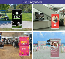 Roll up banner stand detail