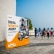 Fabric Pop Up Straight Display aluminum frame