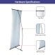 L banner stand carry bag