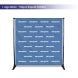 1 logo basic step repeat pattern fabric banner